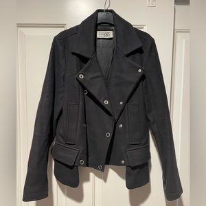 MM6 Maison Martin Margiela Black Jacket Wool Italian Size: 44 Large US 8 approx